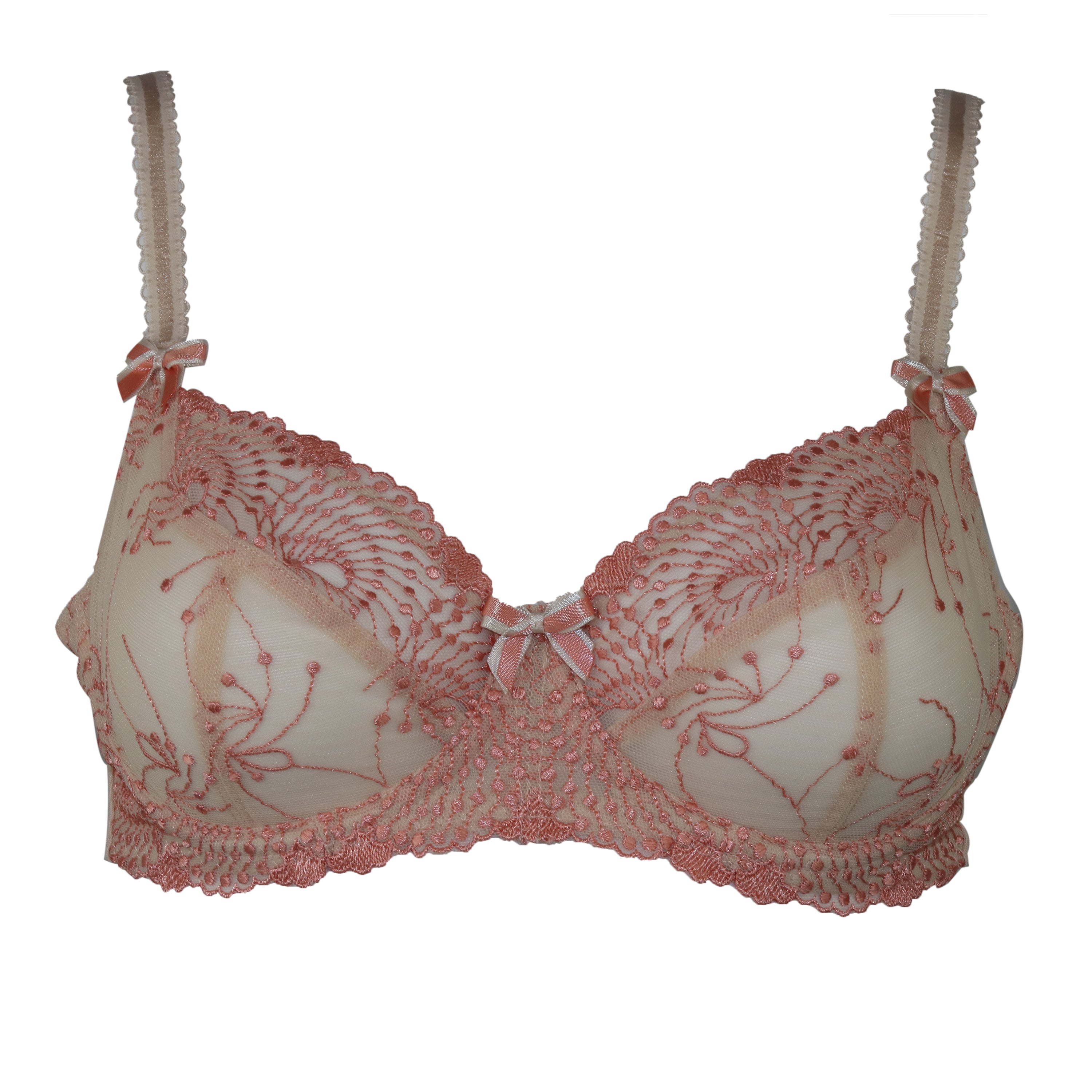 Fit Fully Yours Nicole See-Thru Three Part Full Cup Bra in
